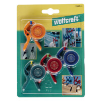 Wolfcraft Mini-Federzwingen-Set mit Saugnapf microfix S 4-tlg., 6,95 €
